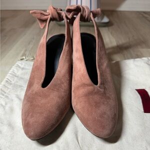 COS Women's Pink Suede SlingBack